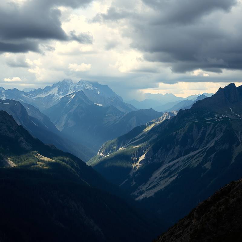 Vista panorámica de las montañas